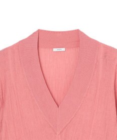 JOSEPH クリンクルリブ　Vネックニット