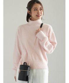 Te chichi 【宮本茉由着用】ハイネックフェザーニット