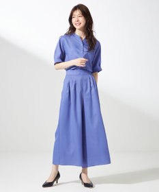 ANY SIS 【接触冷感・UVカット・速乾】スムージーポリエステル 2WAY ブラウス