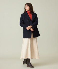J.PRESS YORK STREET 【WOMEN】ウールカシミヤ タートルネックニット