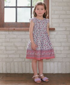 ANY KIDS プリント サマー ワンピース