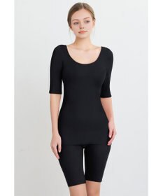 WACOAL あったかインナー 【ふんわりあったか】 5分袖 半袖 天綿オーガニックを使用 あたたかい ムレにくい しなやかでやわらかい レディース CLC510 /ワコール