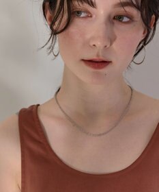 Phoebe <2点セット>【金属アレルギー対応】2setレイヤードチョーカーロープネックレス　シルバー