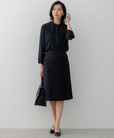 セットアップ対応】シャインツイードストレッチ スカート / 23区 L