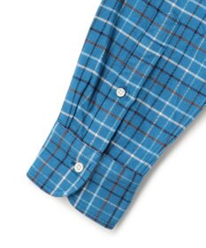 J.PRESS MEN コットンネル タッタソールシャツ/B.D