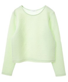 Green Parks シアーポコポコプルオーバー