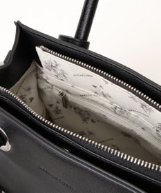 style code  【MERCURYDUO/マーキュリーデュオ】メタルアイレット　両アオリポケット　スクエアハンドバッグ