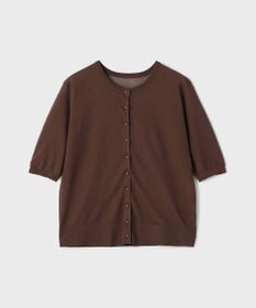 GRACE CONTINENTAL ハーフスリーブニットカーディガン