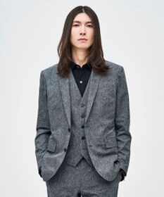 JOSEPH HOMME 新型・新柄【洗える/ストレッチ/シワになりにくい/セットアップ対応可】クールドッツストレッチ 　ジャケット