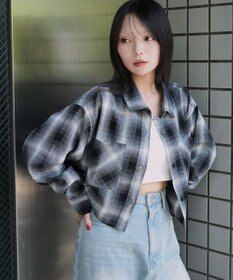 WEGO チェックショートネルシャツ