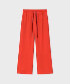 Paul Smith バックサテン ジョーゼット ワイドパンツ