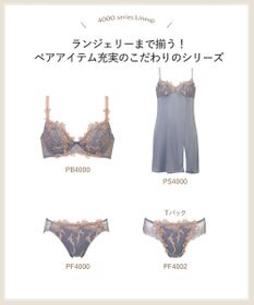 Wing ブラジャー ふっくら、まる胸メイク 背中すっきり 【4000シリーズ】 ブラ PB4000 ウイング／ワコール