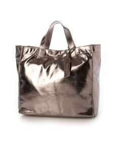 UNBILLION cachecache ソフトメタリックショッパートート