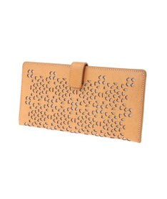 genten フラッターカットワーク マチなし長財布