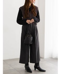 Te chichi パターンアソートワイドクロップトパンツ