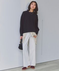 UNFILO L 【UNFILO DENIM/新色追加】撥水ストレッチ ルーズワイドデニム