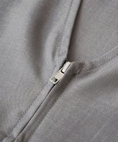 Green Parks 麻調ミディ丈ＺＩＰベスト