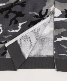 WEGO 【ユニセックス着用ITEM】ワッフルグラフィックカットZIPパーカー