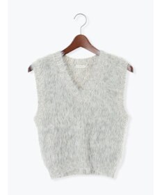 Te chichi シャギーヤーンVネックベスト