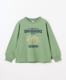 ANY KIDS 恐竜プリント 長袖Tシャツ