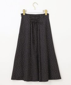 ANY SIS S 【低身長企画】レースアップナローフレア スカート