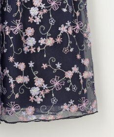 ANY KIDS 刺繍 チュール ワンピース