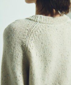 GRACE CONTINENTAL カシミヤ混ラメニットトップ