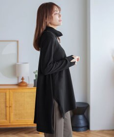 Tiaclasse まろやかタートルニットチュニック