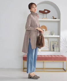 Tiaclasse まろやかタートルニットチュニック