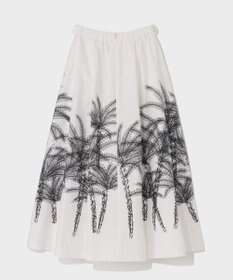 GRACE CONTINENTAL プラージュプリントタックスカート