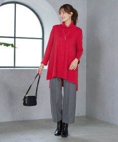 Tiaclasse まろやかタートルニットチュニック