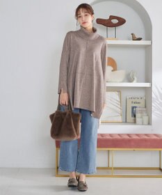 Tiaclasse まろやかタートルニットチュニック