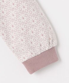 組曲 KIDS 【110-140㎝】 フロストフラワージャガード トレーナー