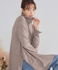 Tiaclasse まろやかタートルニットチュニック