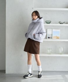 earth music&ecology 2wayパファー ショートブルゾン