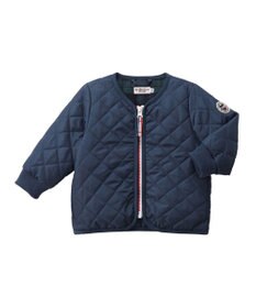 MIKI HOUSE HOT BISCUITS 【80-120cm】 抗菌・抗ウィルス ノーカラー キルティング 中綿ジャンパー