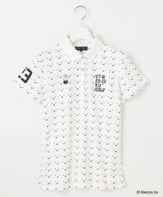 23区GOLF 【WOMEN】【吸水速乾/UVカット】ミッフィーフェイスポロシャツ