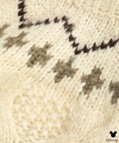 earth music&ecology 【予約】Disney/ミッキー刺繍ノルディックニットチュニック