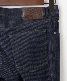 JOSEPH ABBOUD 【ストレッチ/JAPANファブリック/きれいめ】ストライプジャカード デニム