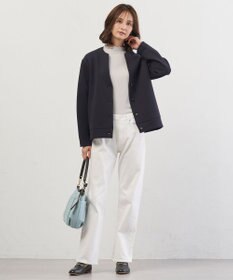 J.PRESS LADIES S シルク混ベアテレコ ハイネック シアー カットソー