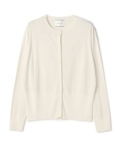 BEIGE， JULIE / コットンシルク クルーネックカーディガン