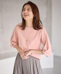 ANY 【WEB限定】シルケットスムース ツイストリーブプルオーバー