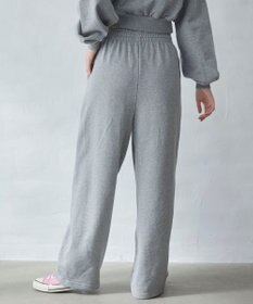 WEGO 【ウエストゴム/XSSMサイズ展開】スウェットワイドパンツ