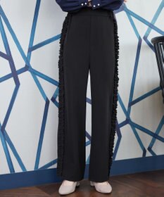 Tiaclasse L 【ブラウス×パンツ2点ット】フリルデザインセットアップ