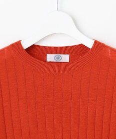 J.PRESS LADIES L WORETED WOOL BLEND クルーネック ニット