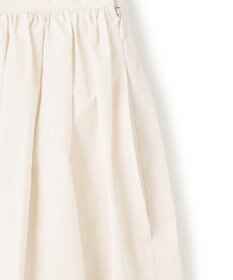 uncrave メモリータフタ フレアスカート