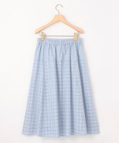 組曲 S 【WEB限定】エンブロイダリーレース フレアスカート