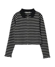 Green Parks ・ＥＬＥＮＣＡＲＥ　ＤＵＥ　Ｗ　ＺＩＰ　ボーダーカーデ