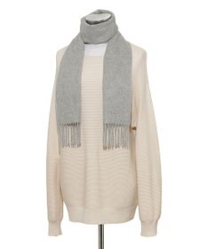 MOONBAT FURLA(フルラ）カシミヤ100％ 無地 プチマフラー