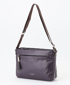 LA BAGAGERIE コーティングキャンバス ショルダーバッグ